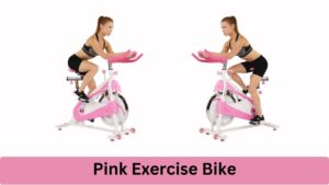 pink exercise bike